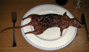 rat grillé