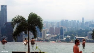 Piscine du Marina bay Sand - Singapour