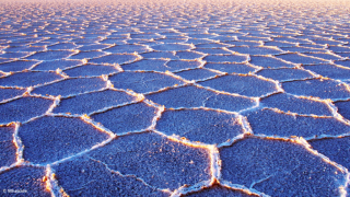 Lever de soleil sur le Salar de Uyuni