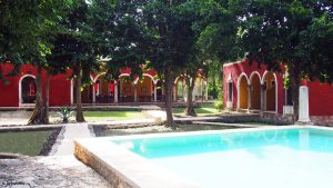 Restaurant hacienda Ticum Yucatan