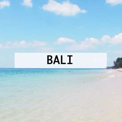 Bali blog voyage