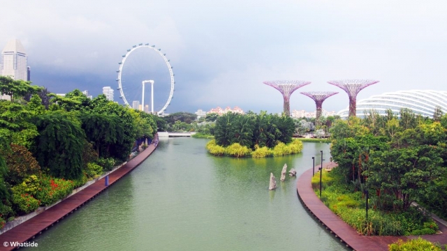 Vue sur le Lyer et Gardens by the bay - Singapour
