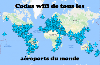 codes wifi de tous les aéroports du monde